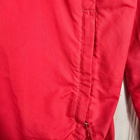 Nike Golf 1/4 Zip Pull Over Jacket Women's Large Red Long Sleeve Windbreaker - Picture 9 of 9